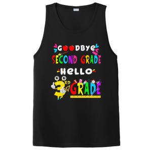 Goodbye Second Grade Hello 3rd Grade Funny Back To School PosiCharge Competitor Tank