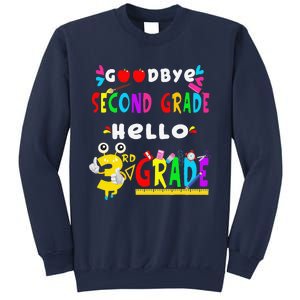 Goodbye Second Grade Hello 3rd Grade Funny Back To School Sweatshirt