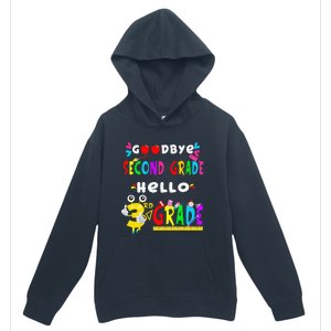 Goodbye Second Grade Hello 3rd Grade Funny Back To School Urban Pullover Hoodie