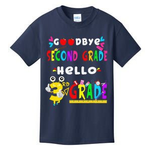 Goodbye Second Grade Hello 3rd Grade Funny Back To School Kids T-Shirt