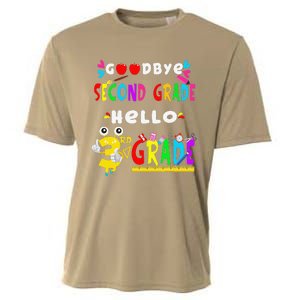 Goodbye Second Grade Hello 3rd Grade Funny Back To School Cooling Performance Crew T-Shirt