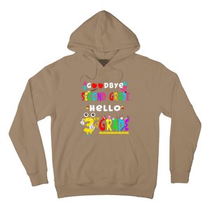 Goodbye Second Grade Hello 3rd Grade Funny Back To School Hoodie