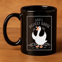 GodS Silliest Goose 11oz C Handle Ceramic Mug