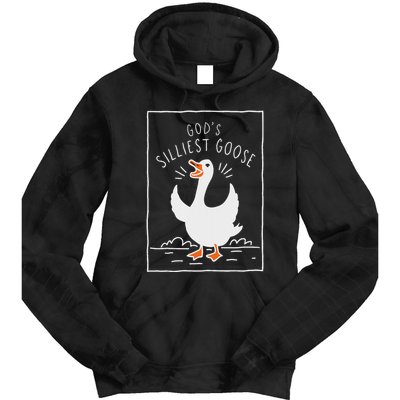 GodS Silliest Goose Tie Dye Hoodie
