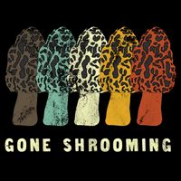 Gone Shrooming Gift Fun Mushroom Hunters Gift Drawstring Bag