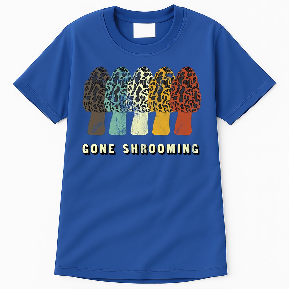 Gone Shrooming Gift Fun Mushroom Hunters Gift Tall T-Shirt