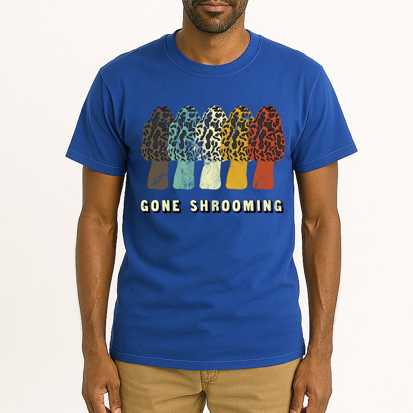 Gone Shrooming Gift Fun Mushroom Hunters Gift Tall T-Shirt