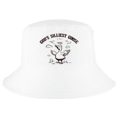 Gods Silliest Goose Funny Goose Sarcastic Vintage Cool Comfort Performance Bucket Hat