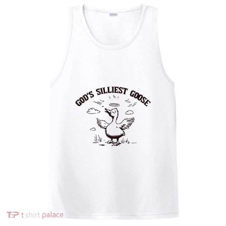 Gods Silliest Goose Funny Goose Sarcastic Vintage PosiCharge Competitor Tank