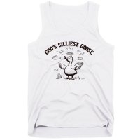 Gods Silliest Goose Funny Goose Sarcastic Vintage Tank Top