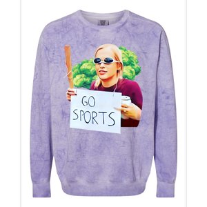 Go Sports Girl Meme Colorblast Crewneck Sweatshirt