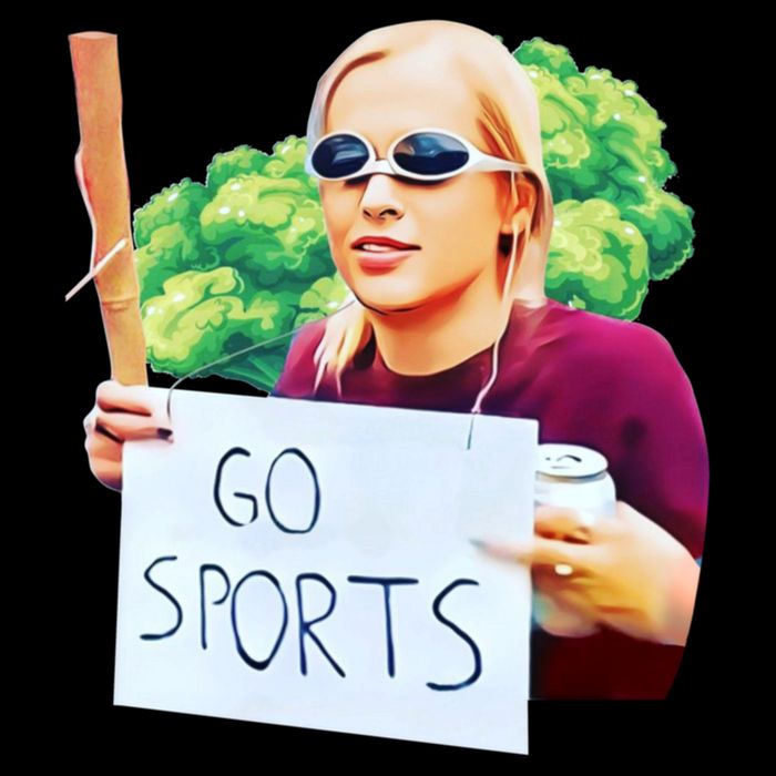 Go Sports Girl Meme Sweatshirt