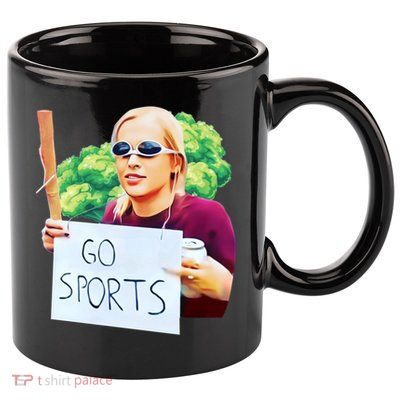 Go Sports Girl Meme 11oz C Handle Ceramic Mug