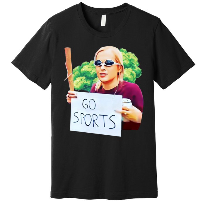 Go Sports Girl Meme Premium T-Shirt