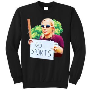 Go Sports Girl Meme Tall Sweatshirt