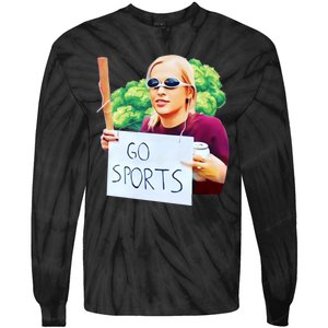 Go Sports Girl Meme Tie-Dye Long Sleeve Shirt