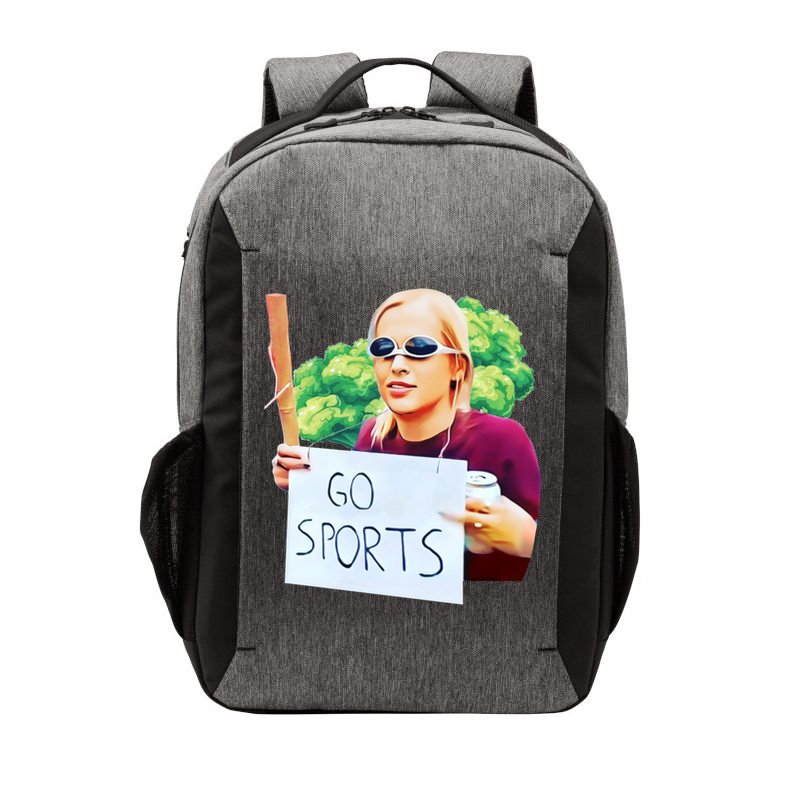 Go Sports Girl Meme Vector Backpack