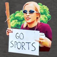 Go Sports Girl Meme Vector Backpack