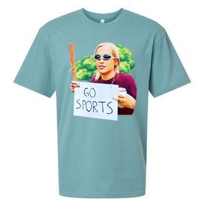 Go Sports Girl Meme Sueded Cloud Jersey T-Shirt