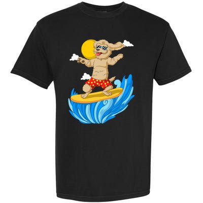 Goldendoodle Surfing Garment-Dyed Heavyweight T-Shirt