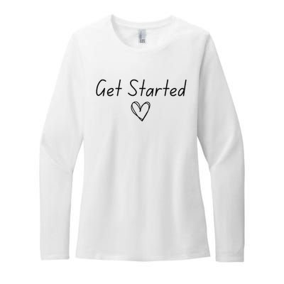 Get Started Gift Womens CVC Long Sleeve Shirt