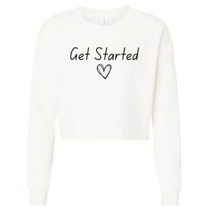 Get Started Gift Cropped Pullover Crew