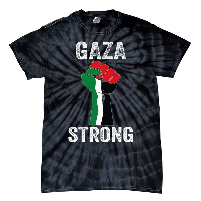 Gaza Strong Tie-Dye T-Shirt