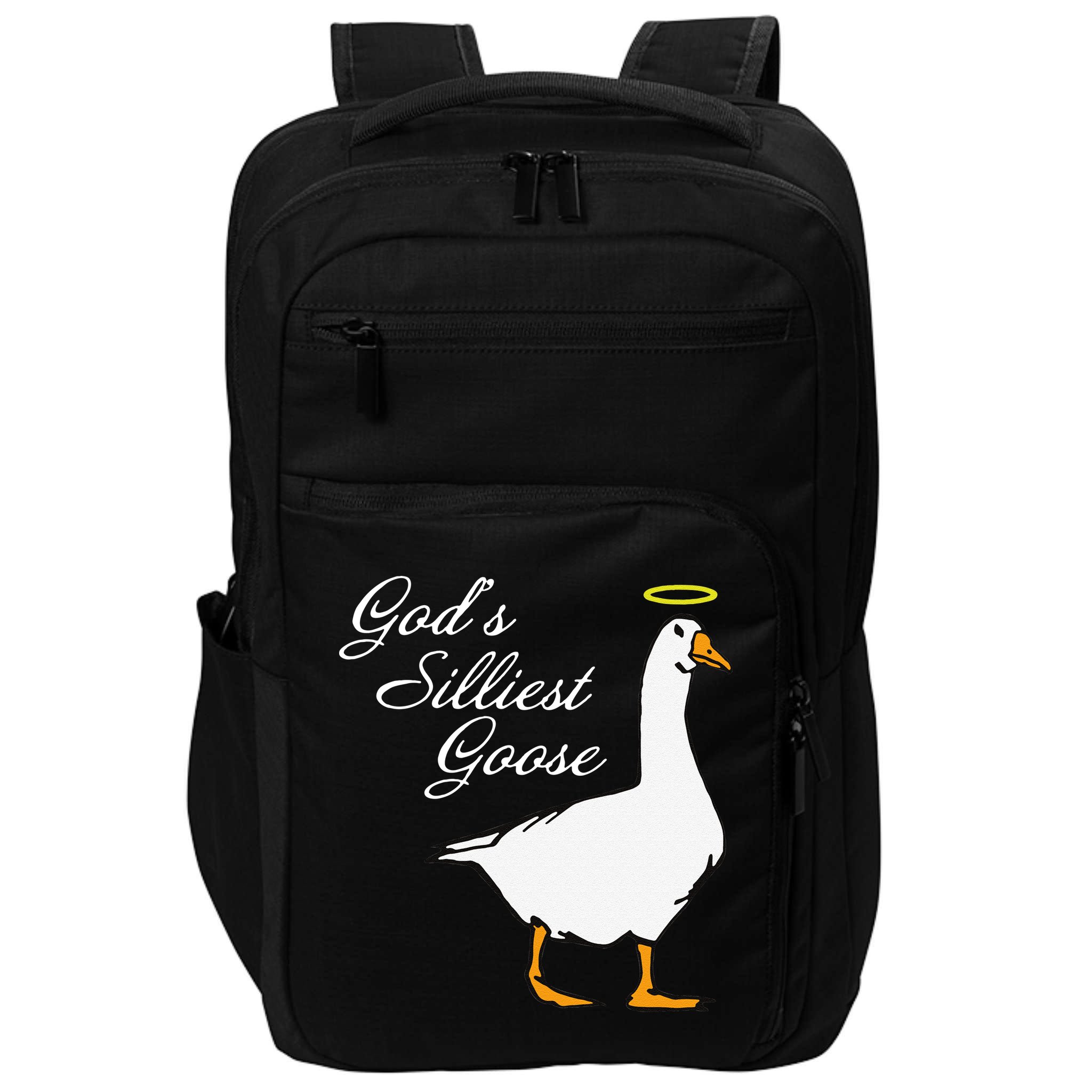 God's Silliest Goose Funny Impact Tech Backpack