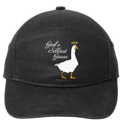 God's Silliest Goose Funny 7-Panel Snapback Hat