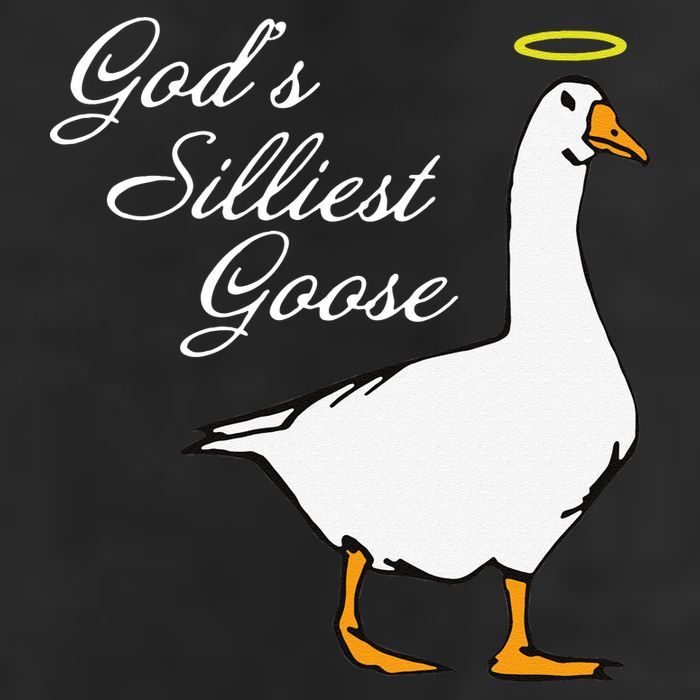 God's Silliest Goose Funny Adult Drive Performance Visor