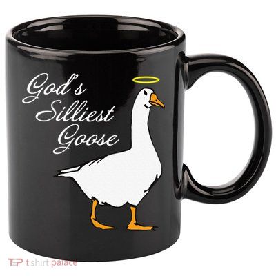 God's Silliest Goose Funny 11oz C Handle Ceramic Mug