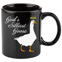 God's Silliest Goose Funny 11oz C Handle Ceramic Mug