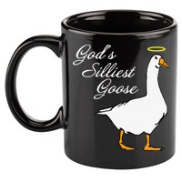 God's Silliest Goose Funny 11oz C Handle Ceramic Mug