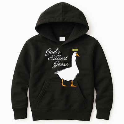 God's Silliest Goose Funny Kids Hoodie