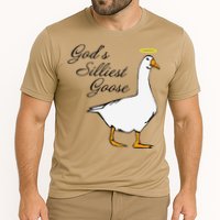 God's Silliest Goose Funny Cooling Performance Crew T-Shirt