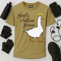 God's Silliest Goose Funny Cooling Performance Crew T-Shirt