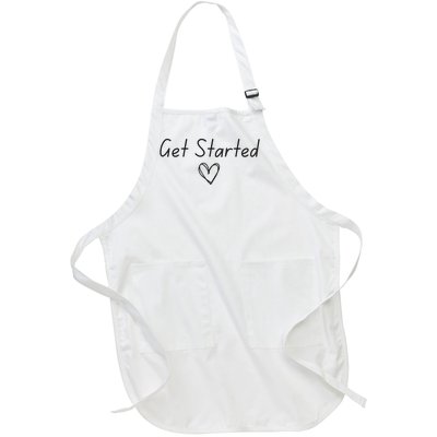 Get Started Full-Length Apron With Pockets