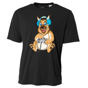 German Shepherd Gamer Cooling Performance Crew T-Shirt