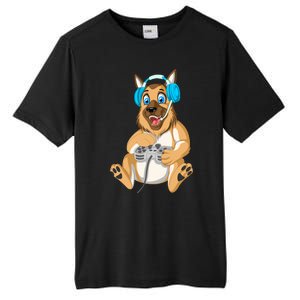 German Shepherd Gamer Tall Fusion ChromaSoft Performance T-Shirt