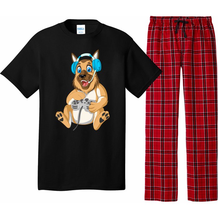 German Shepherd Gamer Pajama Set