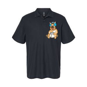 German Shepherd Gamer Softstyle Adult Sport Polo