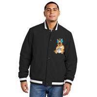 German Shepherd Gamer Insulated Varsity Jacket