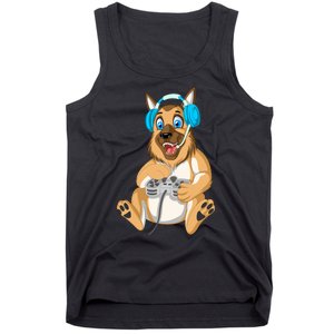 German Shepherd Gamer Tank Top