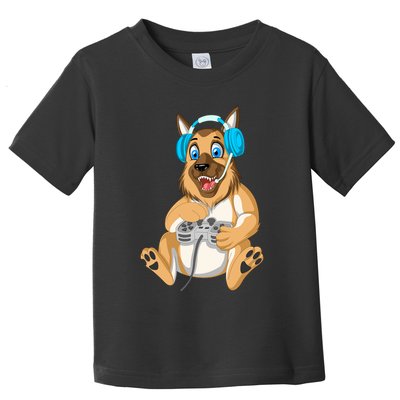 German Shepherd Gamer Toddler T-Shirt