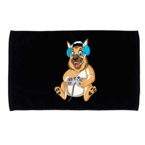 German Shepherd Gamer Microfiber Hand Towel