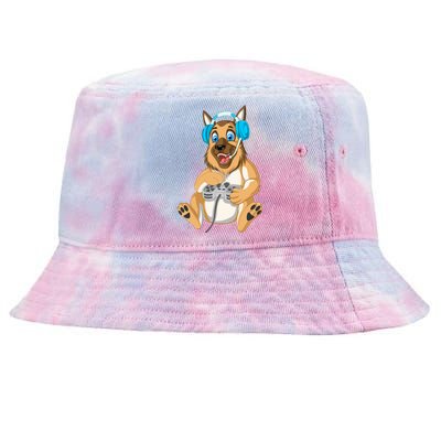 German Shepherd Gamer Tie-Dyed Bucket Hat