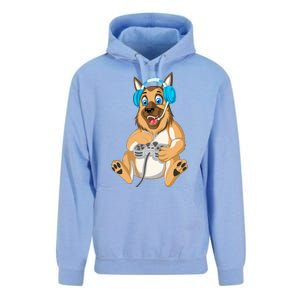 German Shepherd Gamer Unisex Surf Hoodie