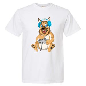 German Shepherd Gamer Garment-Dyed Heavyweight T-Shirt