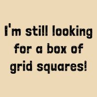Grid Squares Drawstring Bag