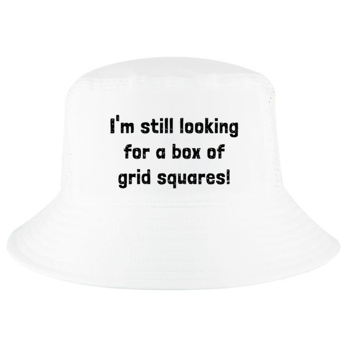 Grid Squares Cool Comfort Performance Bucket Hat